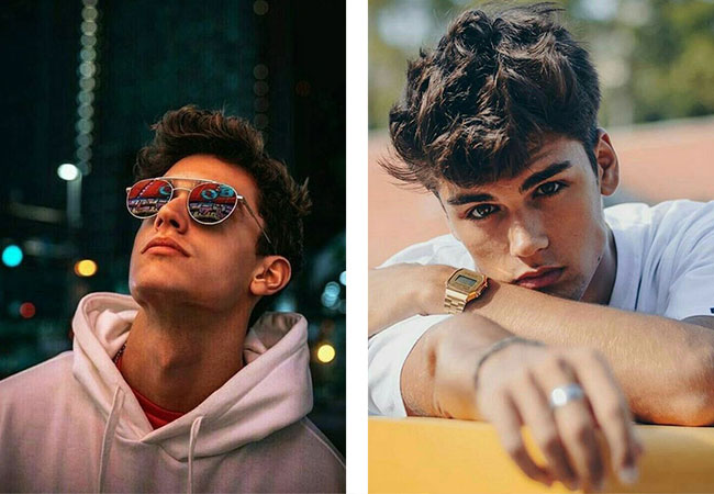 پیج ژست عکاسی پسرانه