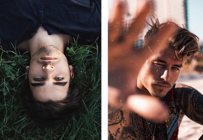 پیج ژست عکاسی پسرانه