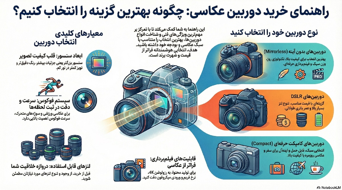انتخاب بهترین دوربین عکاسی
